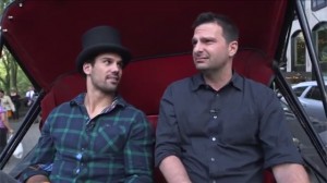 New York Jets wide receiver Eric Decker joins Dave Dameshek on a horse-drawn carriage in New York to discuss draft options for the Jets and New England Patriots quarterback Tom Brady's new hairstyle.